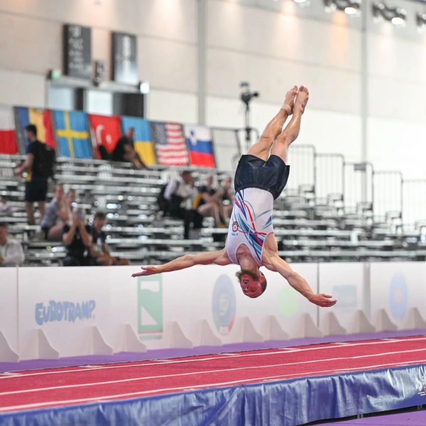 Прыжки на акробатической дорожке Чемпионат мира